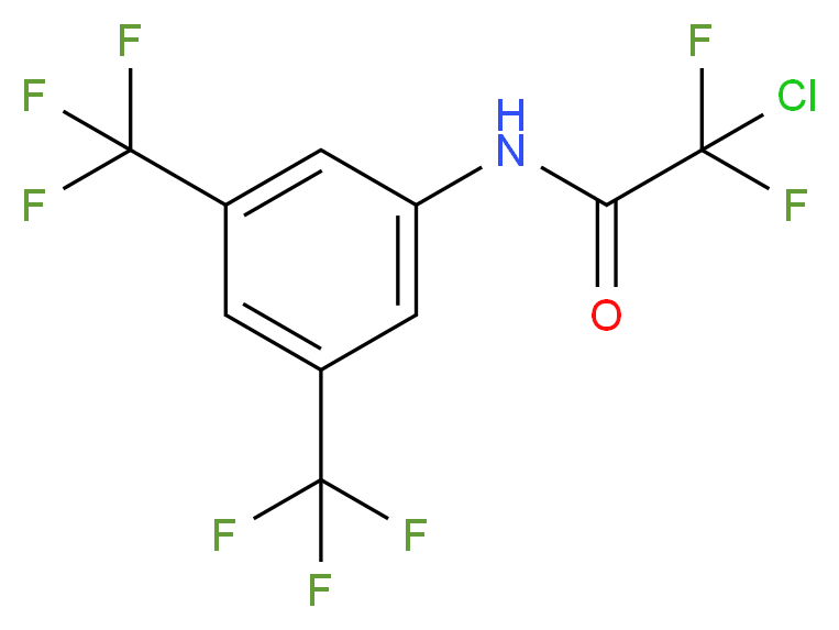 N1-[3,5-di(trifluoromethyl)phenyl]-2-chloro-2,2-difluoroacetamide_Molecular_structure_CAS_)
