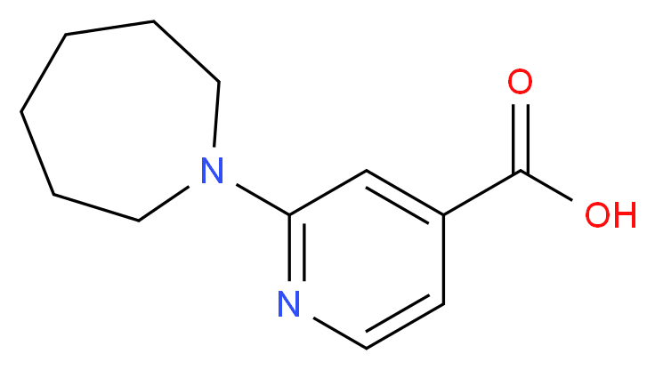 2-AZEPAN-1-YL-ISONICOTINIC ACID_Molecular_structure_CAS_885277-05-4)