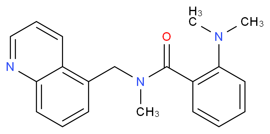 2-(dimethylamino)-N-methyl-N-(5-quinolinylmethyl)benzamide_Molecular_structure_CAS_)