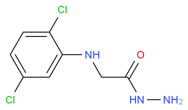 2-[(2,5-Dichlorophenyl)amino]acetohydrazide_Molecular_structure_CAS_)