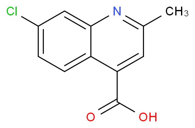 7-chloro-2-methylquinoline-4-carboxylic acid_Molecular_structure_CAS_59666-15-8)