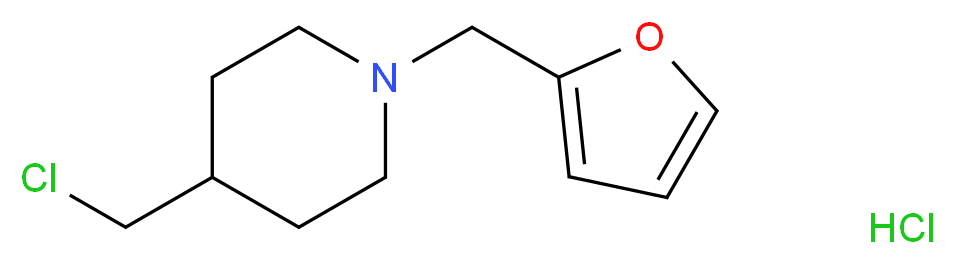4-(chloromethyl)-1-(2-furylmethyl)piperidine hydrochloride_Molecular_structure_CAS_944450-92-4)