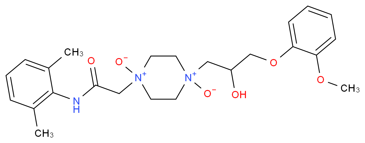 Ranolazine Bis(N-Oxide)_Molecular_structure_CAS_1246816-00-1)
