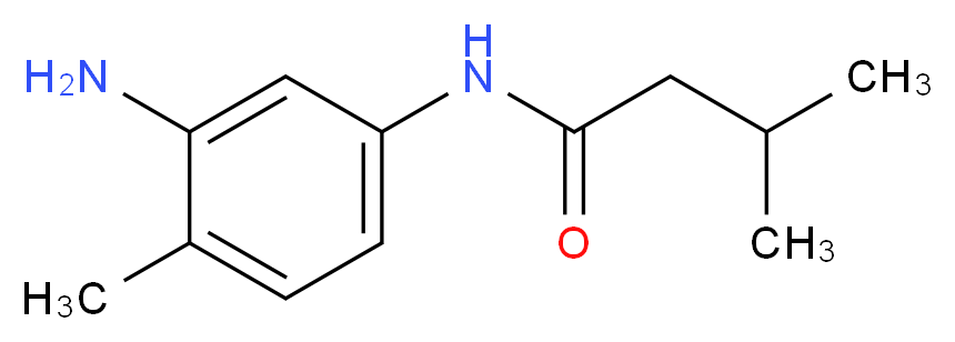 N-(3-Amino-4-methylphenyl)-3-methylbutanamide_Molecular_structure_CAS_)