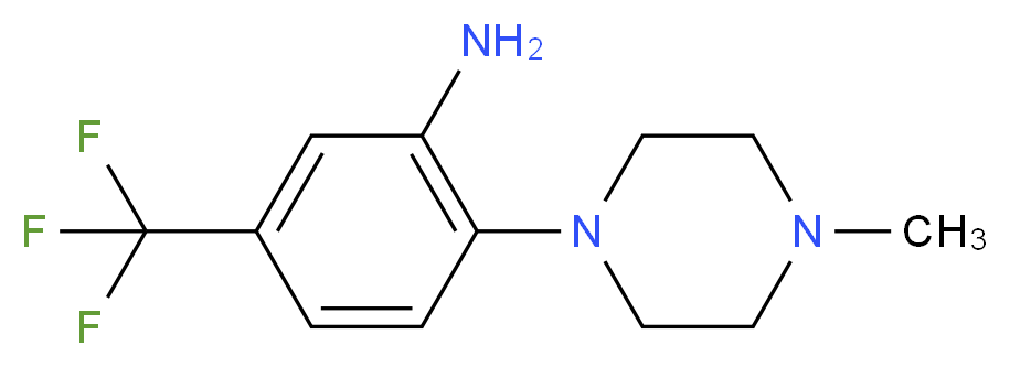 2-(4-methylpiperazin-1-yl)-5-(trifluoromethyl)aniline_Molecular_structure_CAS_685853-98-9)