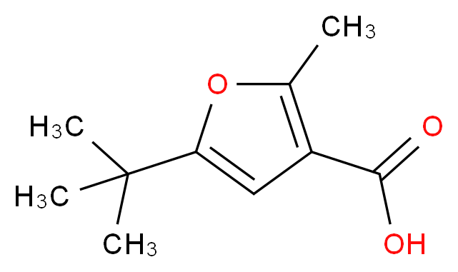 5-tert-Butyl-2-methyl-3-furoic acid_Molecular_structure_CAS_38422-62-7)
