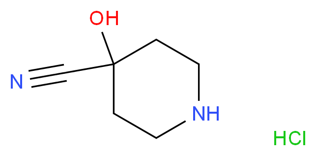 4-hydroxypiperidine-4-carbonitrile hydrochloride_Molecular_structure_CAS_)