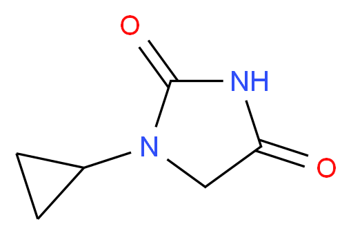 1-cyclopropylimidazolidine-2,4-dione_Molecular_structure_CAS_)