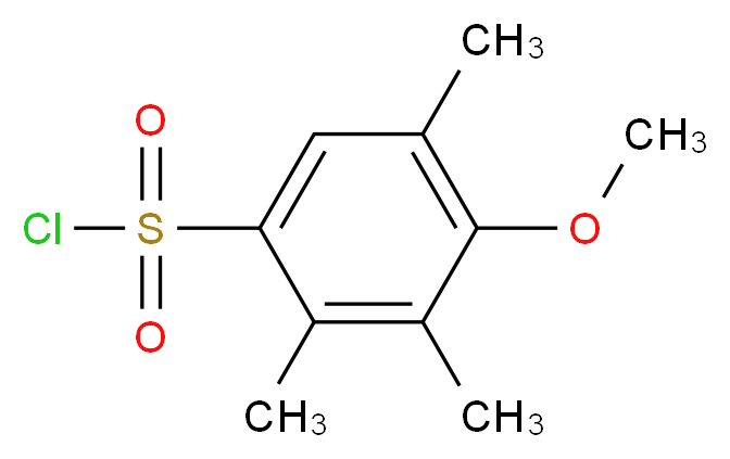 4-methoxy-2,3,5-trimethylbenzenesulfonyl chloride_Molecular_structure_CAS_1016500-29-0)
