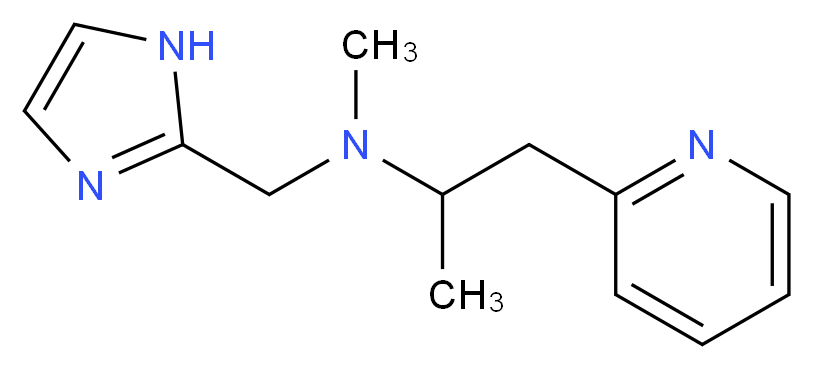 (1H-imidazol-2-ylmethyl)methyl(1-methyl-2-pyridin-2-ylethyl)amine_Molecular_structure_CAS_)