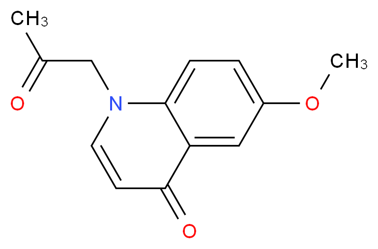 6-methoxy-1-(2-oxopropyl)quinolin-4(1H)-one_Molecular_structure_CAS_)