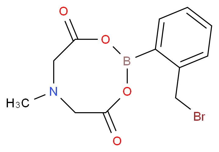 2-Bromomethylphenylboronic acid MIDA ester_Molecular_structure_CAS_1257740-52-5)