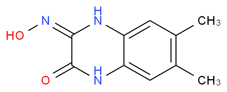 6,7-Dimethyl-1,4-dihydro-2,3-quinoxalinedione 2-oxime_Molecular_structure_CAS_937601-74-6)