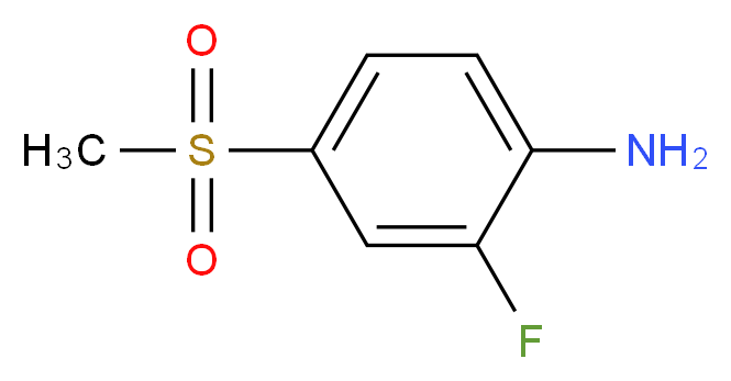2-Fluoro-4-(methylsulfonyl)aniline_Molecular_structure_CAS_832755-13-2)