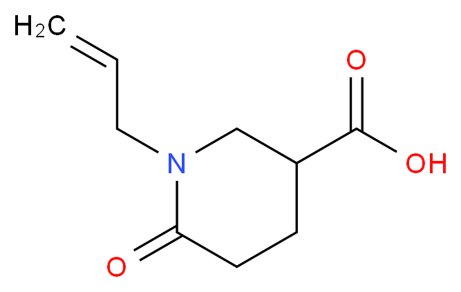 1-allyl-6-oxopiperidine-3-carboxylic acid_Molecular_structure_CAS_915923-41-0)