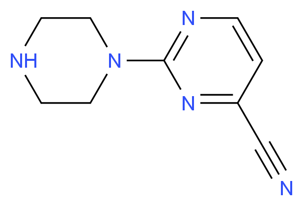 2-Piperazino-4-pyrimidinecarbonitrile_Molecular_structure_CAS_)