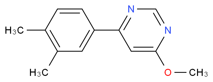 4-(3,4-dimethylphenyl)-6-methoxypyrimidine_Molecular_structure_CAS_)