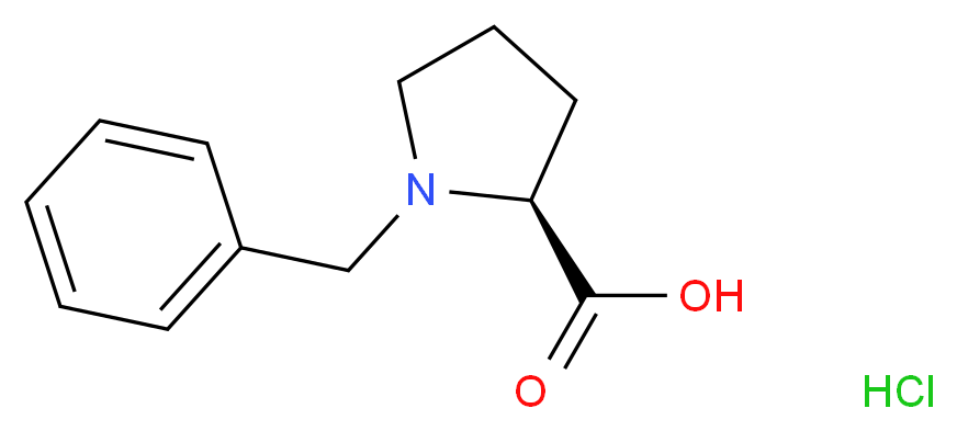 N-Benzyl-(S)-proline Hydrochloride_Molecular_structure_CAS_92086-93-6)