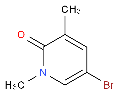 5-Bromo-1,3-dimethyl-2-pyridone_Molecular_structure_CAS_51417-13-1)