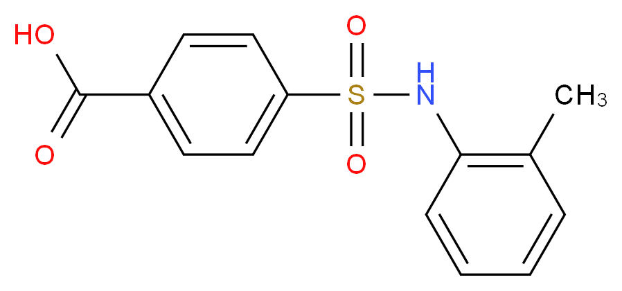 4-o-Tolylsulfamoyl-benzoic acid_Molecular_structure_CAS_)