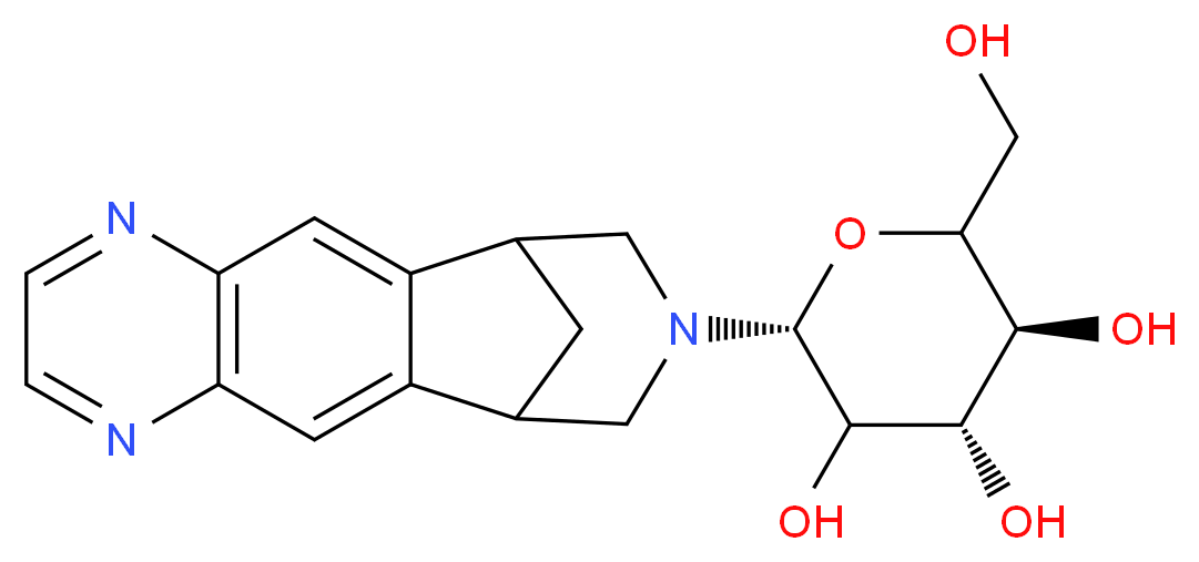 Varenicline N-Glucoside_Molecular_structure_CAS_873302-31-9)