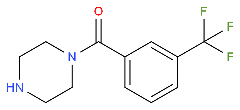 1-Piperazinyl[3-(trifluoromethyl)phenyl]methanone_Molecular_structure_CAS_179334-14-6)