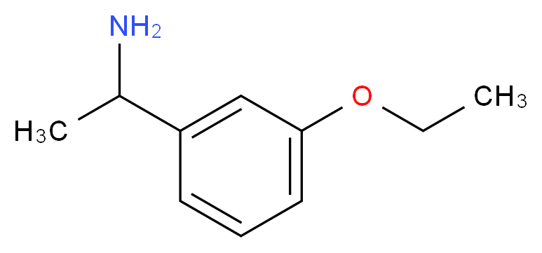 1-(3-ethoxyphenyl)ethan-1-amine_Molecular_structure_CAS_)