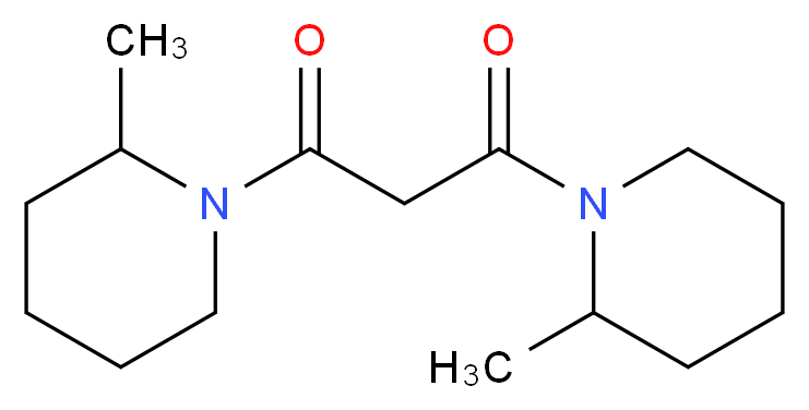 1,3-Bis-(2-methyl-piperidin-1-yl)-propane-1,3-dione_Molecular_structure_CAS_)