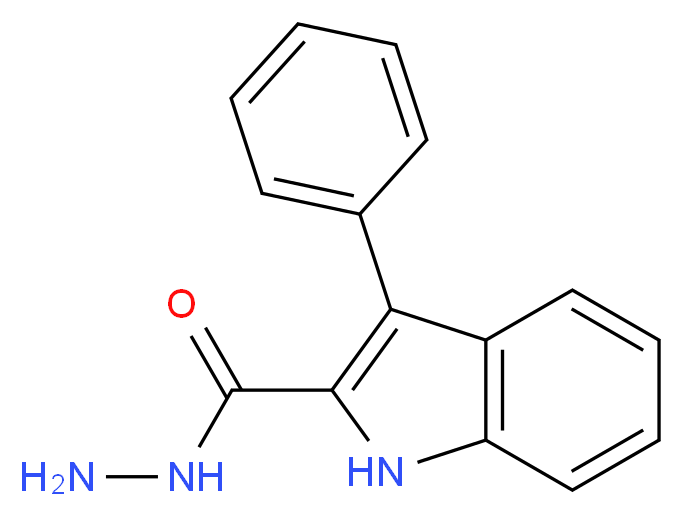 3-Phenyl-1H-indole-2-carbohydrazide_Molecular_structure_CAS_105492-12-4)