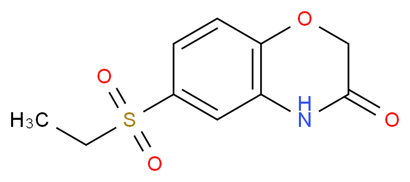 6-(Ethylsulphonyl)-2H-1,4-benzoxazin-3(4H)-one_Molecular_structure_CAS_)