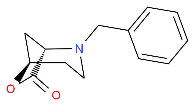 2-benzyl-6-oxa-2-azabicyclo[3.2.1]octan-7-one_Molecular_structure_CAS_133192-43-5)