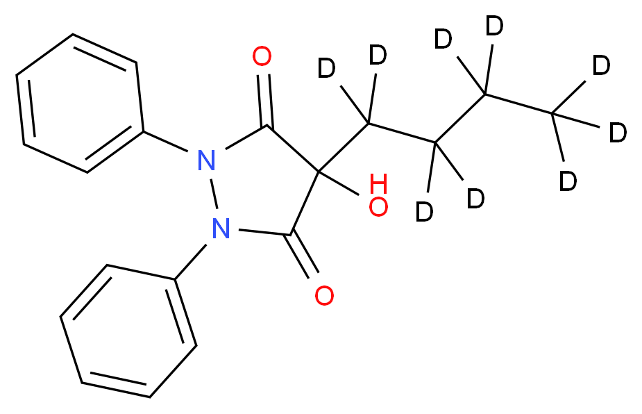 4-Hydroxy Phenylbutazone-d9_Molecular_structure_CAS_1246819-23-7)