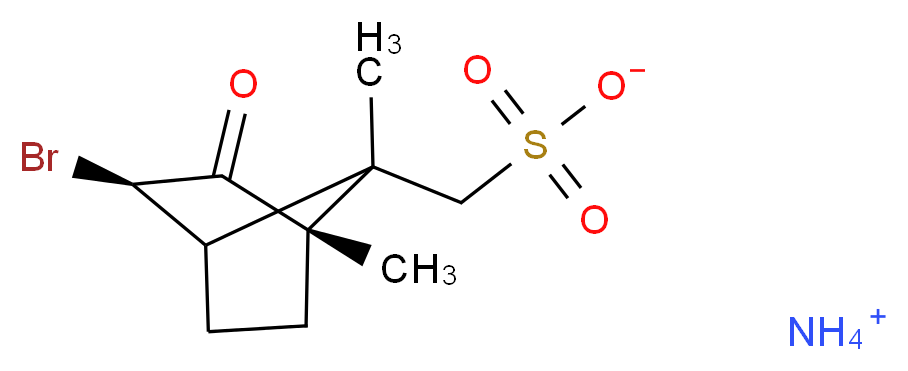 L-(-)-α-Bromocamphor-8-sulfonic Acid Ammonium Salt_Molecular_structure_CAS_55870-50-3)