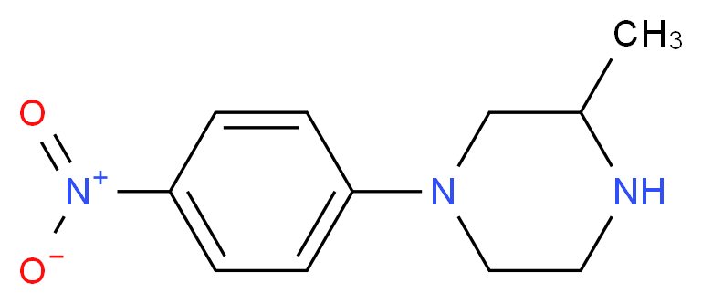 3-Methyl-1-(4-nitrophenyl)piperazine_Molecular_structure_CAS_)