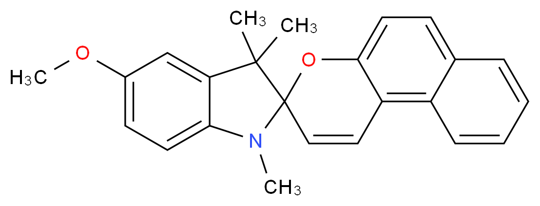 5-Methoxy-1,3,3-trimethylspiro[indoline-2,3′-[3H]naphtho[2,1-b]pyran]_Molecular_structure_CAS_20200-59-3)