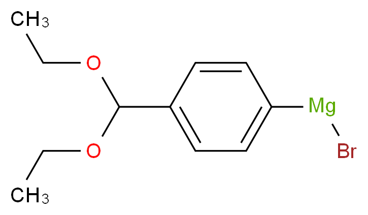 4-(Benzaldehyde diethylacetal)magnesium bromide solution_Molecular_structure_CAS_)