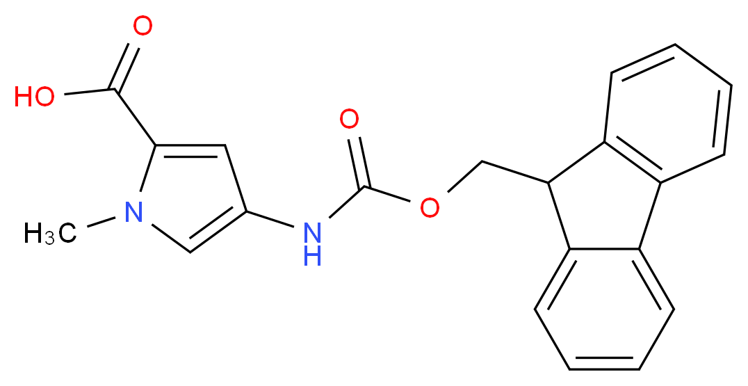 4-(Fmoc-amino)-1-methylpyrrole-2-carboxylic acid_Molecular_structure_CAS_195387-29-2)