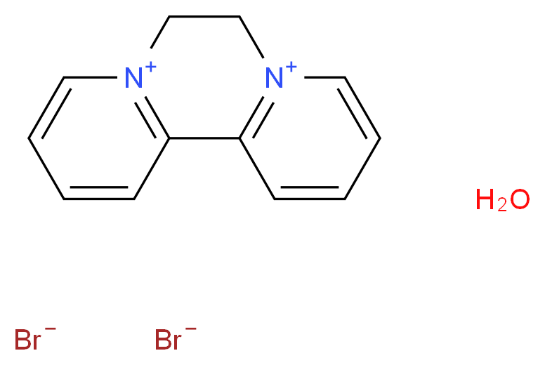 Diquat dibromide monohydrate_Molecular_structure_CAS_6385-62-2)