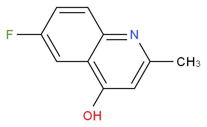 6-Fluoro-4-hydroxy-2-methylquinoline, tech_Molecular_structure_CAS_15912-68-2)