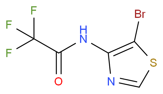 N-(5-bromothiazol-4-yl)-2,2,2-trifluoroacetamide_Molecular_structure_CAS_1211593-45-1)