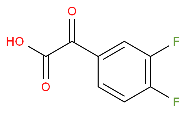 2-(3,4-difluorophenyl)-2-oxoacetic acid_Molecular_structure_CAS_)