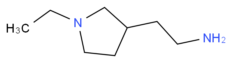 2-(1-Ethyl-3-pyrrolidinyl)ethylamine_Molecular_structure_CAS_)