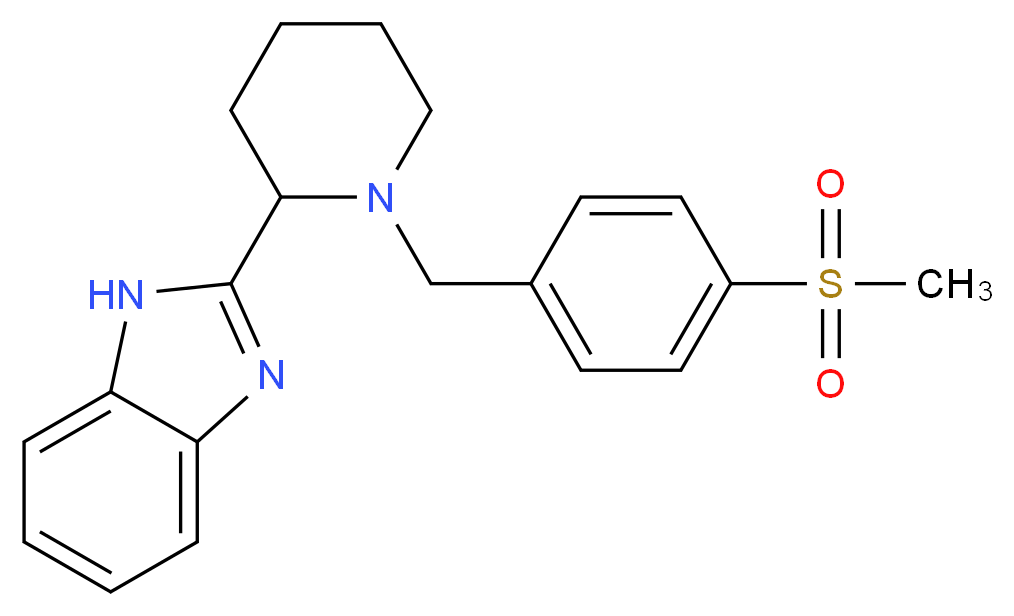 2-{1-[4-(methylsulfonyl)benzyl]piperidin-2-yl}-1H-benzimidazole_Molecular_structure_CAS_)