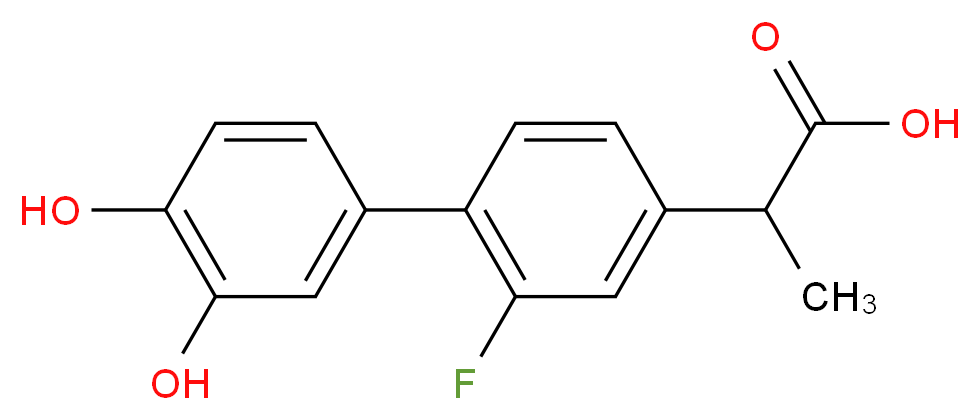 3',4'-Dihydroxy Flurbiprofen_Molecular_structure_CAS_66067-41-2)