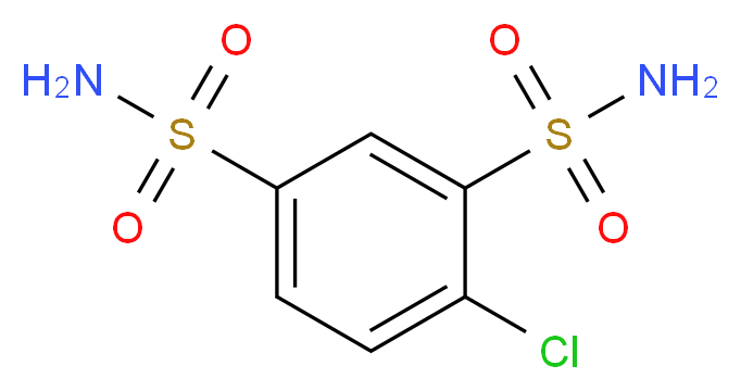 4-chlorobenzene-1,3-disulfonamide_Molecular_structure_CAS_)