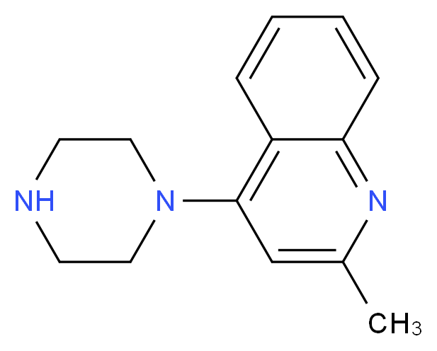 2-Methyl-4-(piperazin-1-yl)quinoline_Molecular_structure_CAS_82241-22-3)
