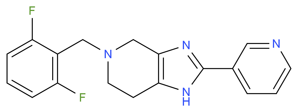 5-(2,6-difluorobenzyl)-2-pyridin-3-yl-4,5,6,7-tetrahydro-1H-imidazo[4,5-c]pyridine_Molecular_structure_CAS_)