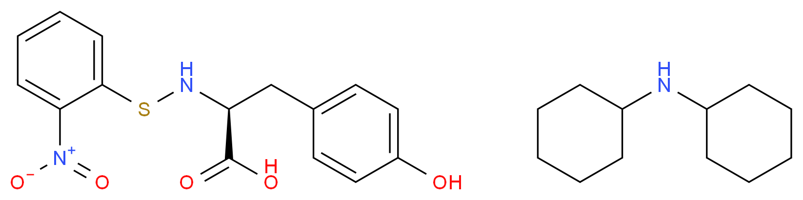 N-(2-Nitrophenylsulfenyl)-L-tyrosine (dicyclohexylammonium) salt_Molecular_structure_CAS_7675-56-1)