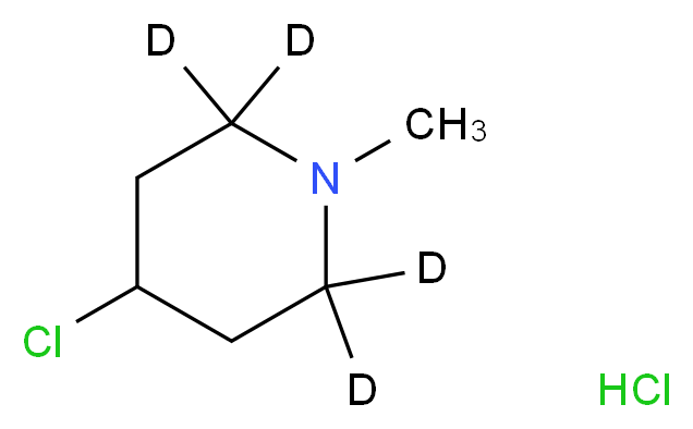 4-Chloro-1-methylpiperidine-d4 Hydrochloride_Molecular_structure_CAS_)