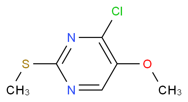 4-Chloro-5-methoxy-2-(methylsulfanyl)pyrimidine_Molecular_structure_CAS_87026-45-7)